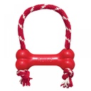 Kong Goodie Bone with Rope XS - Red