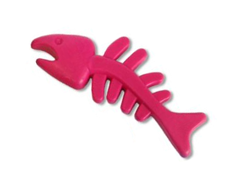UE Silicon Fish Dog Toy 12cm Multi-Color