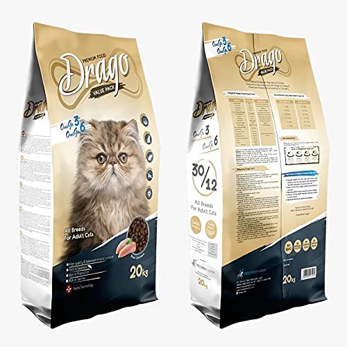 Drago Dry Food For Adult Cats - All Breeds 20 Kg