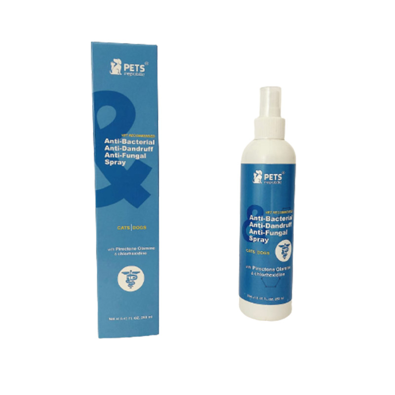 Pets Republic Anti-Dandruff & Anti-Bacterial & Anti-Fungal Spray for Dogs & Cats 250 ml