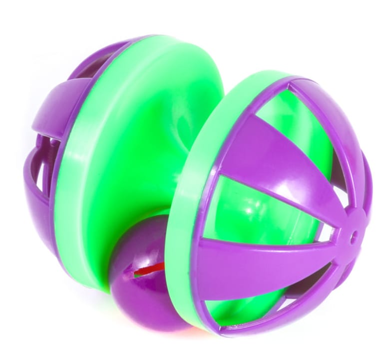 Suprium Plastic Wheel With Ball Cat Toy YPOCT009  - 9cm