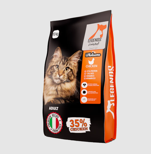 Legends Wholesome Chicken Adult Cats Dry Food 10 Kg