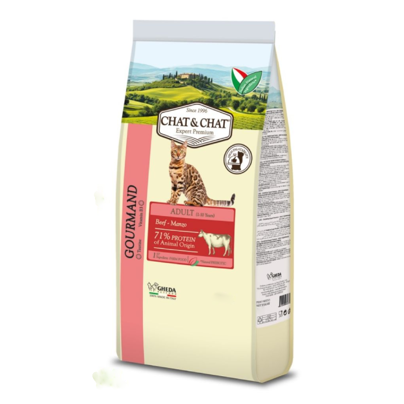 Expert Chat & Chat Adult Cat Food with Beef 14 Kg 