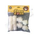 Chew Bone Mixed Rawhide 12Cm 4 Pieces