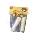 Chew Bone Roller Rawhide 12Cm 2 Pieces
