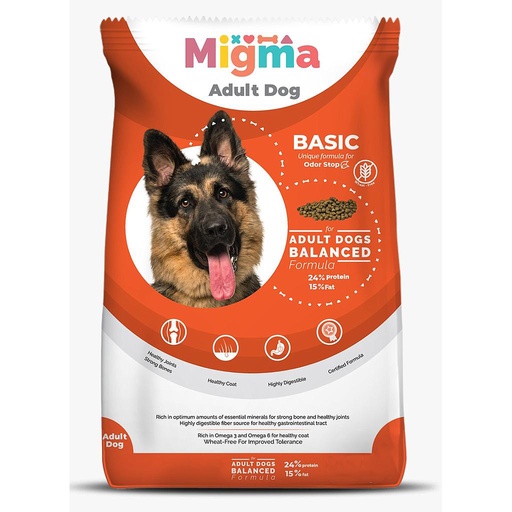 [1175] Migma Adult Dog Basic Dry Food 12.5 Kg