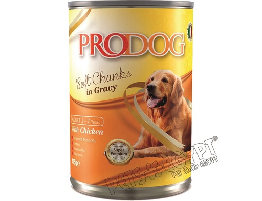 [3700] PRODOG Chunks in Gravy With Chicken 415g