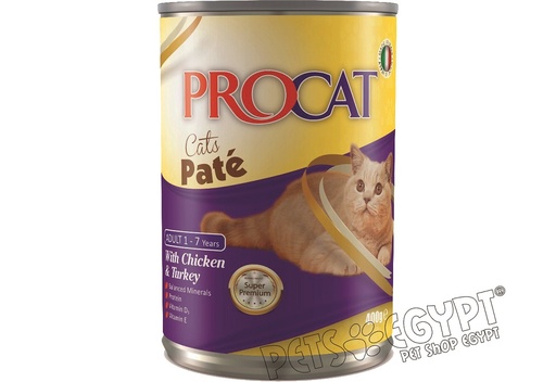 [3663] PROCAT Pate With Chicken & Turkey 400g