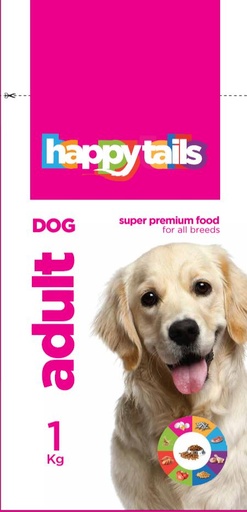 [9016] Happy tails Adult Dog Food 1Kg