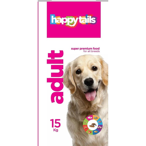 [9030] Happy tails Adult Dog Food 15 Kg
