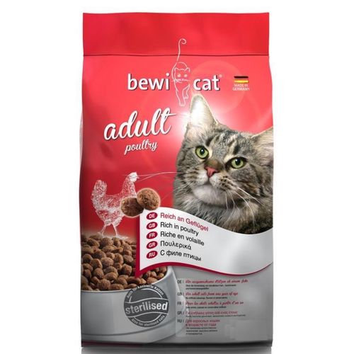 [1539] Bewi Cat food Adult Poultry 10 kg
