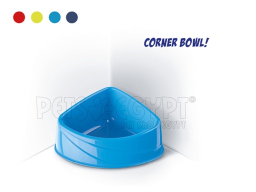 G-PLAST Corner Pet Bowl Small