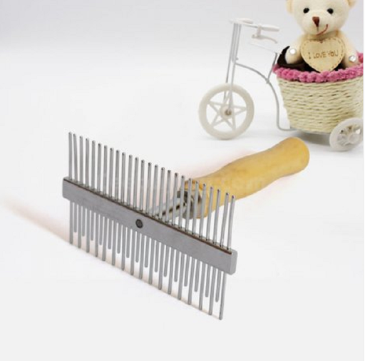 [0140] UE Double Row Steel Comb with Wood Hand