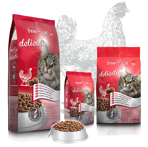 [1829] Bewi Cat Delicaties For Adult Cats Rich in Chicken 20 Kg