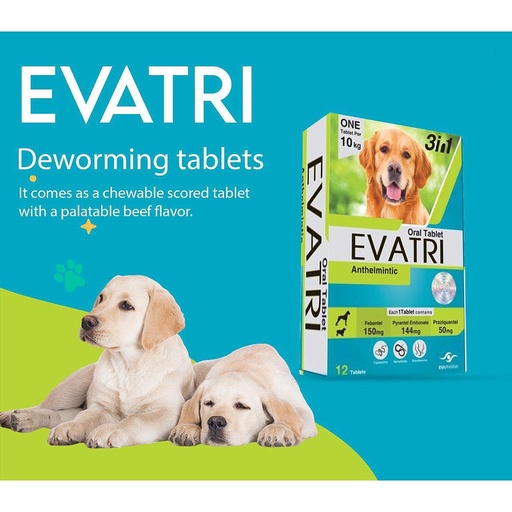 [0563] Evatri Dogs 1 Deworming Tablet