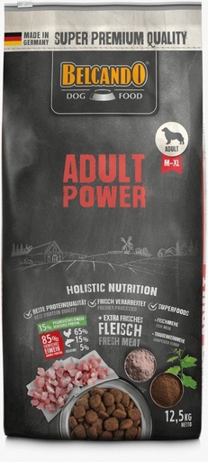 [7629] Belcando Adult Power ( M-XL ) Holistic Dog Dry Food 12.5 Kg
