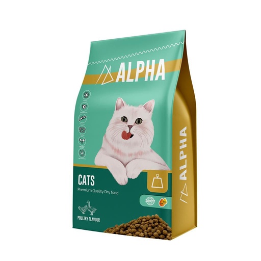 [6940] ALPHA Adult Cats Dry Food 10 Kg