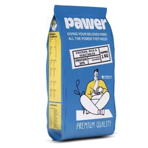 [7140] Pawer Puppies Dry Food With Chicken & Rice & Vegetable 1 Kg