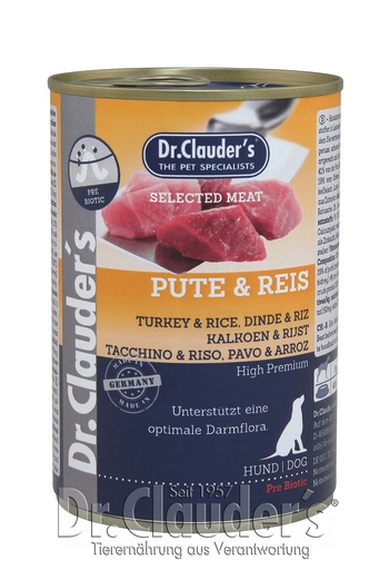 [4437] Dr.Clauder’s Selected Meat Turkey & Rice 400 g