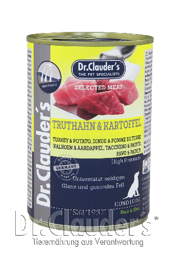 [4489] Dr.Clauder’s Selected Meat Turkey & Potato 400 g
