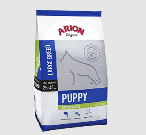 [5123] ARION Original Puppy Large Breed Chicken & Rice Dog Dry Food 3 Kg