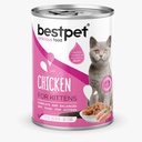 bestpet Kitten With Chicken Wet Food Cans 400 g