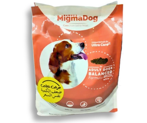 [1199] Migma Adult Dog Basic Dry Food 350 g + 350 g Free