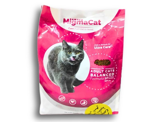 [1168] Migma Adult Cat Dry Food 350 g + 350 g Free