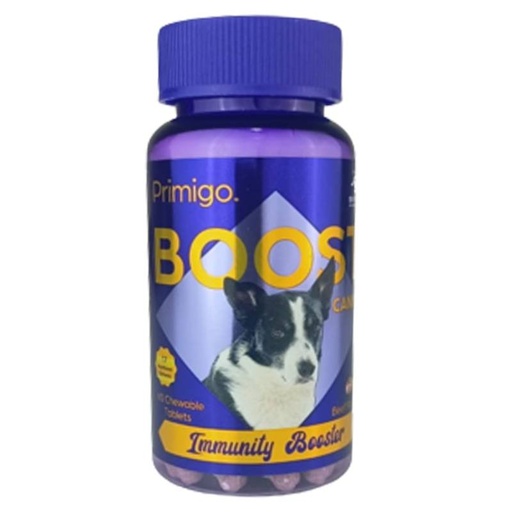 [7128] Primigo Boost Canine Immunity Booster With Beef Flavor 60 Tablets For Dogs 