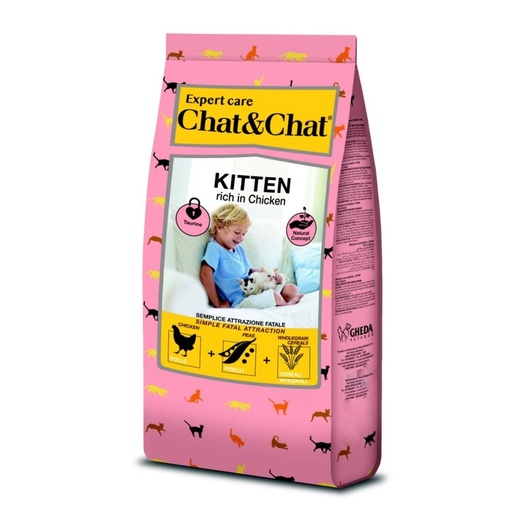 [7765] Expert Chat & Chat Kitten Rich in Chicken Dry Food 15 Kg 