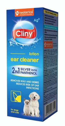 [3552] Cliny Ear Cleaning Lotion For Cats & Dogs 50ml - EXP 8/24