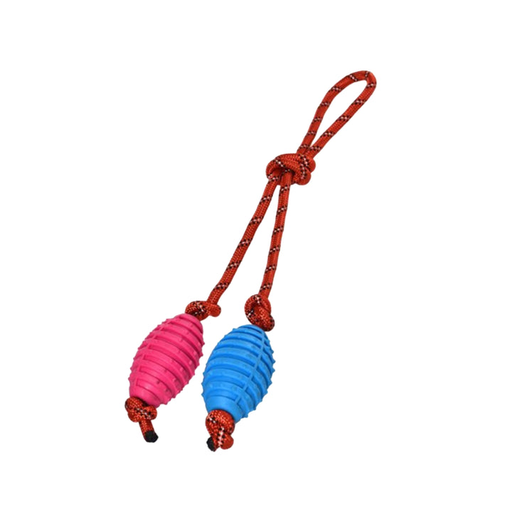 [2099] Naomi Rope With Two Balls Dog Toy (YT108141)