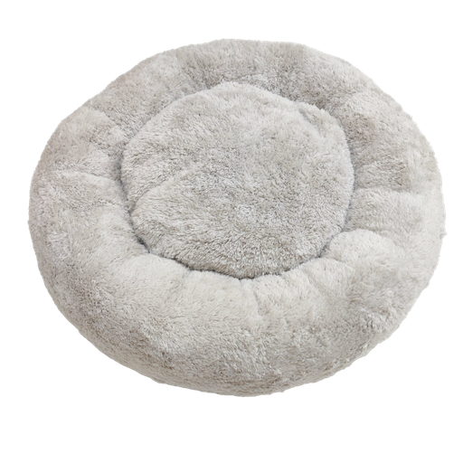 [6633] Petmoda Fur Bed Large 60 cm - Grey